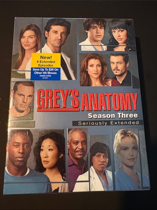 Other - Sealed Grey's Anatomy Season 3 Three 7-Disc DVD Box Set